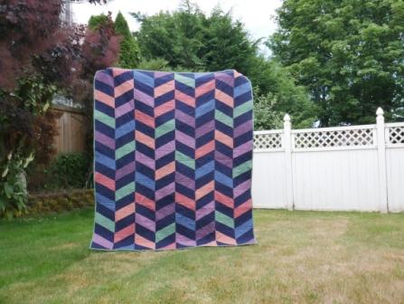 Formation Throw Size Quilt